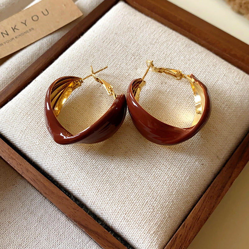 Internet Celebrity Personality Commuting Earrings For Women