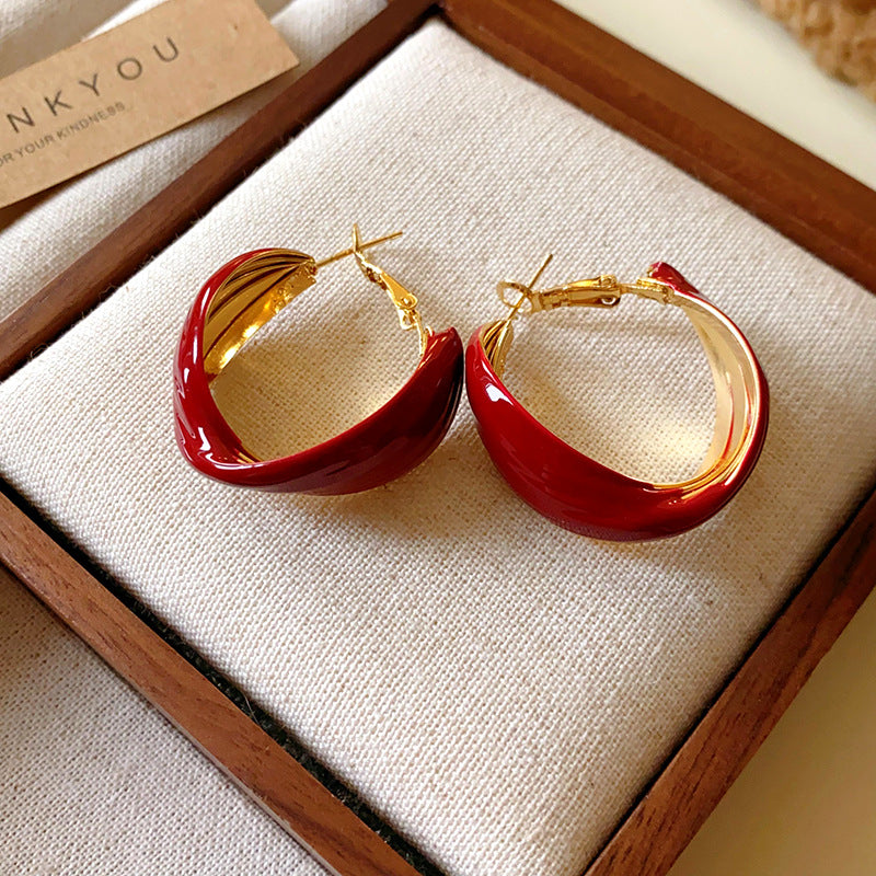 Internet Celebrity Personality Commuting Earrings For Women