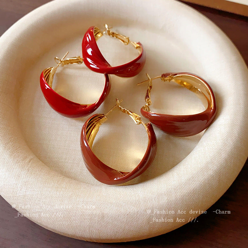 Internet Celebrity Personality Commuting Earrings For Women
