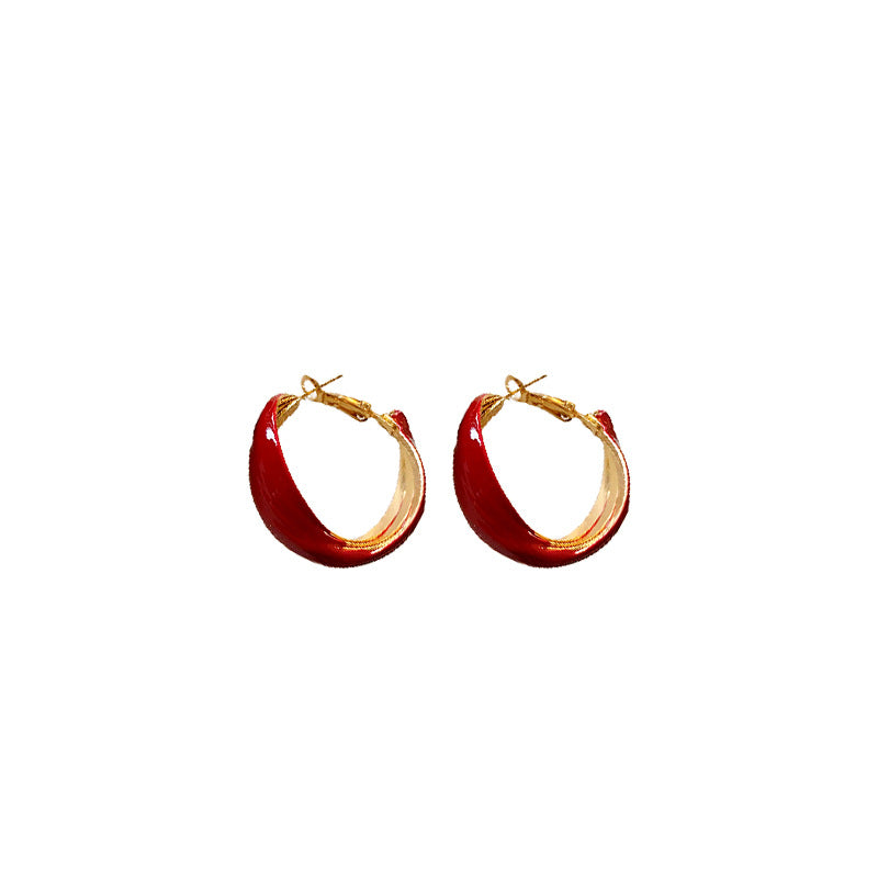 Internet Celebrity Personality Commuting Earrings For Women