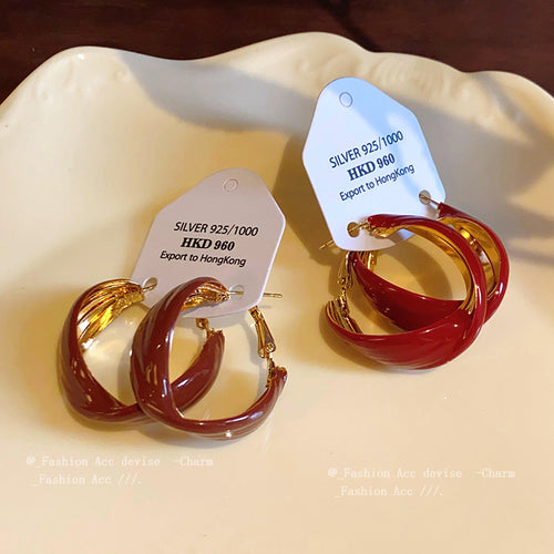 Internet Celebrity Personality Commuting Earrings For Women